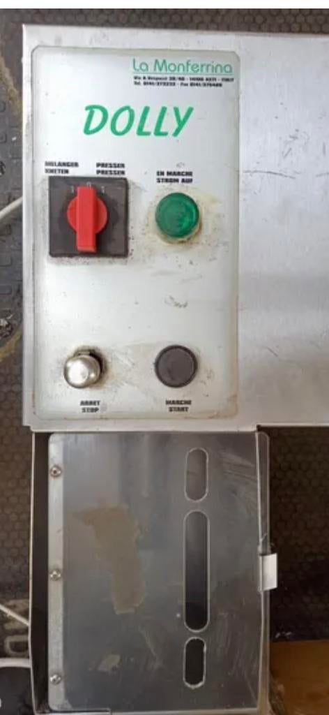 Dolly Monferrina professionele machine voor vers deeg, Ophalen