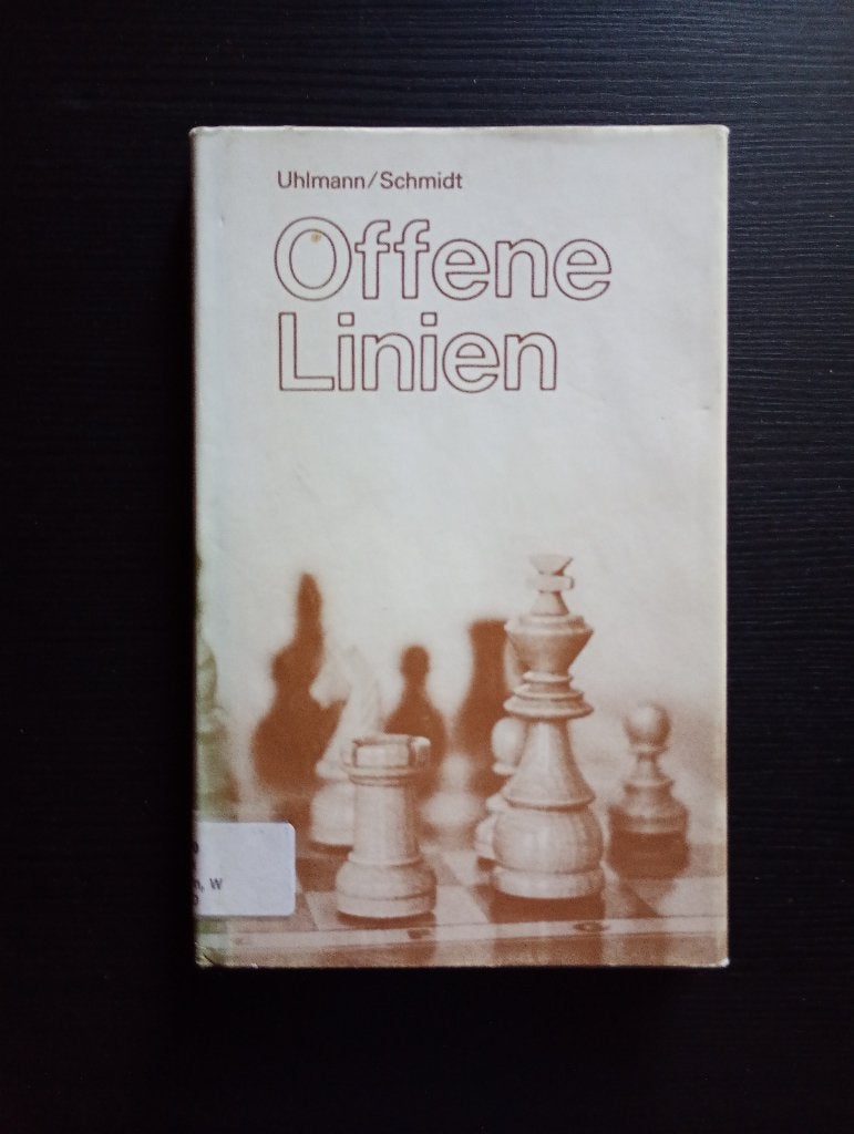 schach Offene linien, Hobby en Vrije tijd, Ophalen of Verzenden, Minder dan 500 stukjes, Zo goed als nieuw, Schaken