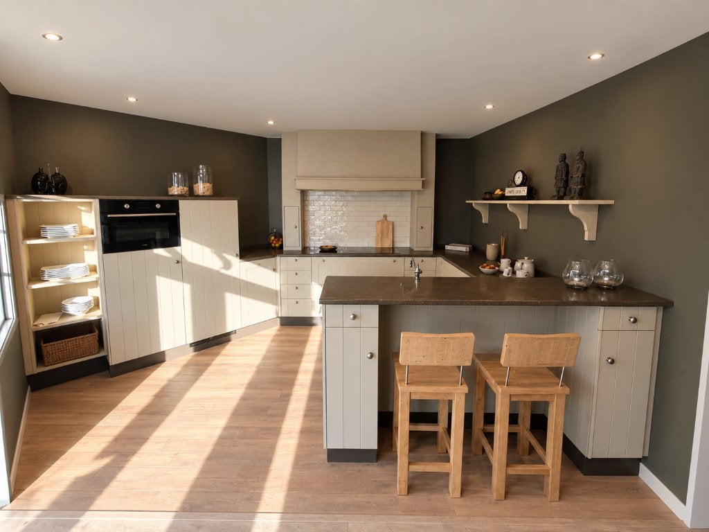 keuken, Huis en Inrichting, Ophalen, Overige kleuren, Met kookeiland, Nieuw