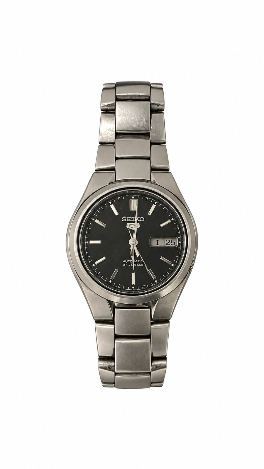 Seiko 5 Automatic Vintage Herenhorloge – mooie staat, Bijoux, Sacs & Beauté, Montre-bracelet, Seiko, Acier, Enlèvement