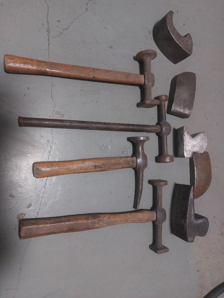 Marteaux  et tas de carrossier, Enlèvement, Utilisé