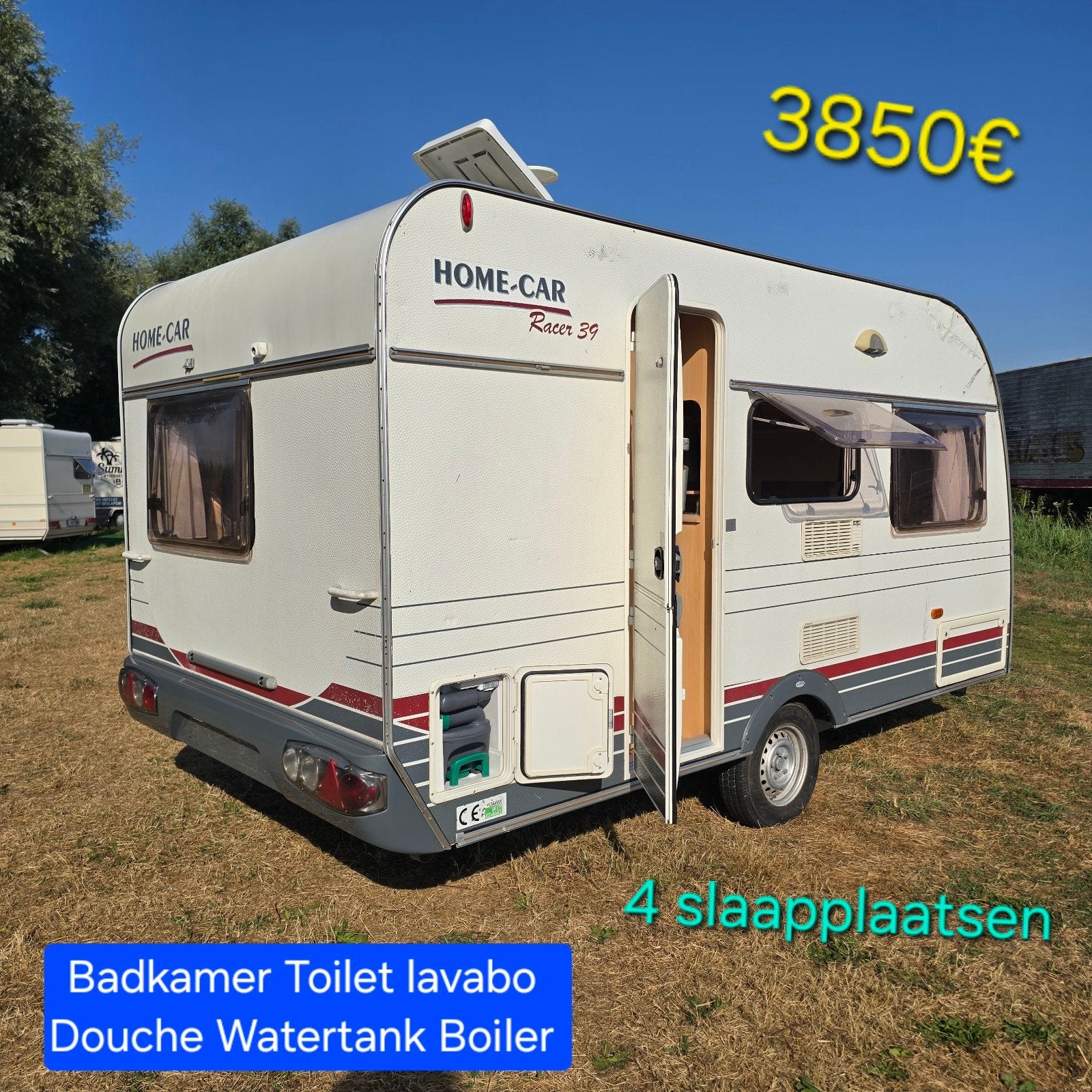 Caravan Badkamer Douche wc stacaravan camping werfkeet bouw, Ophalen