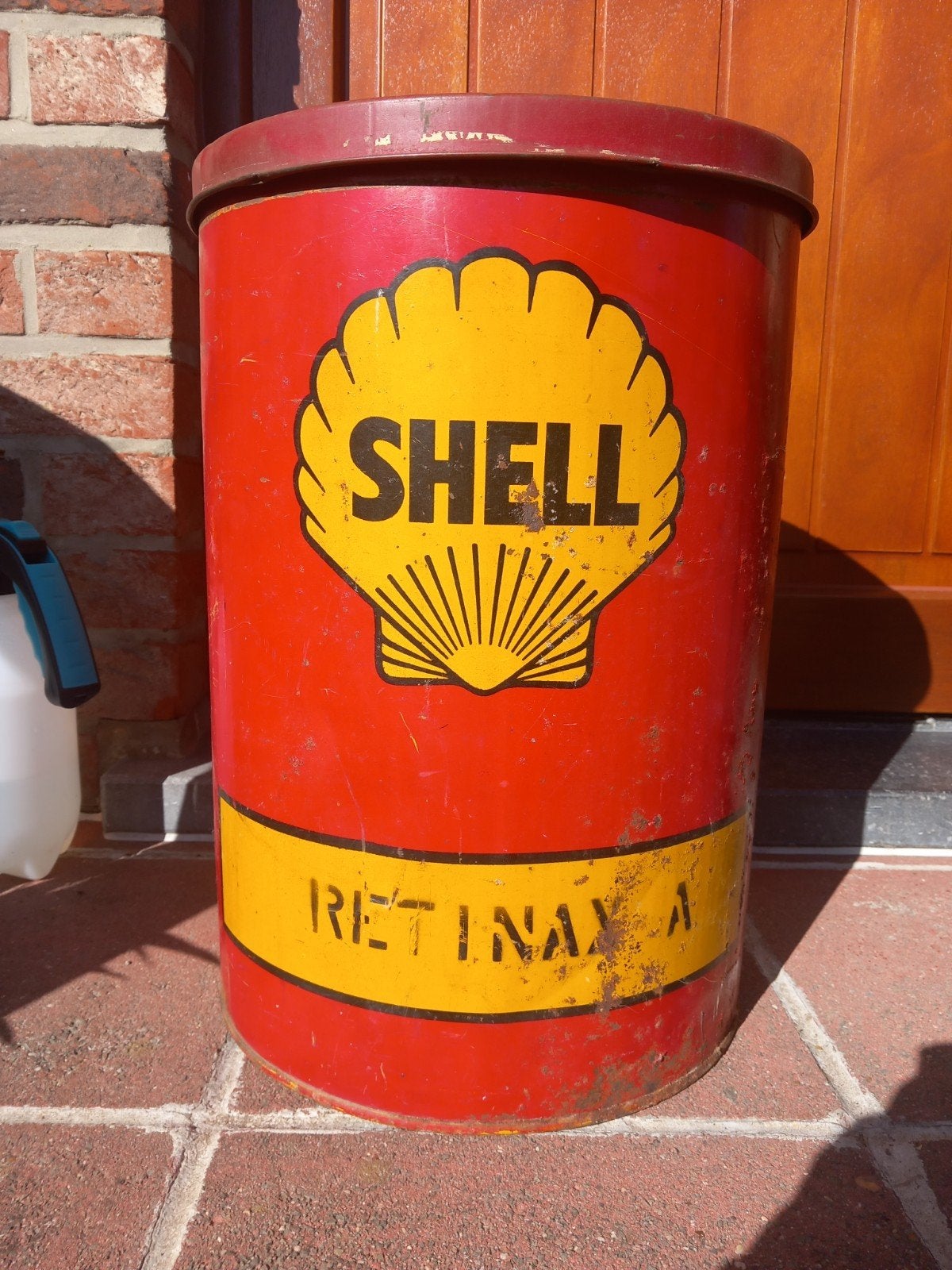 Ancien bidon Shell Retinax, Enlèvement ou Envoi
