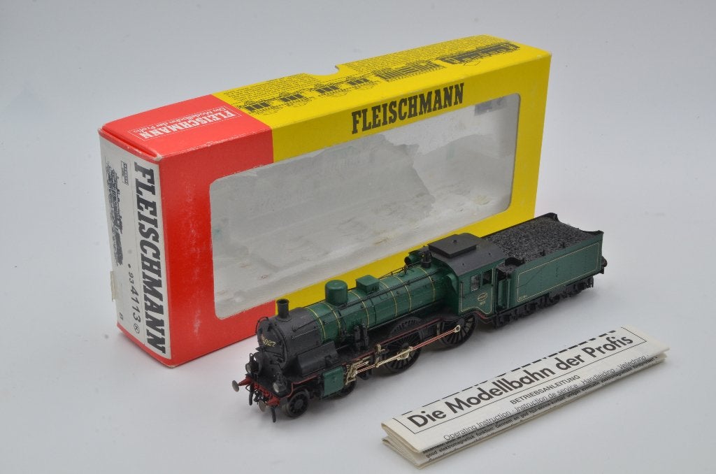 NMBS/SNCB Stoomloc type 66 : "66.027" (Fleischmann), Gebruikt, Fleischmann, Ophalen of Verzenden, NS