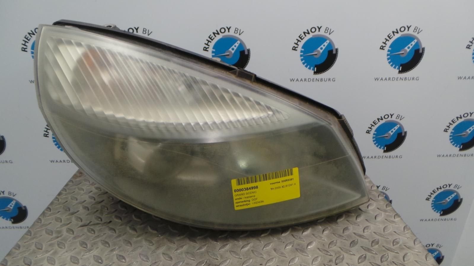 RENAULT SCENIC KOPLAMP R 2005, Enlèvement ou Envoi, Utilisé, ARN reconnu