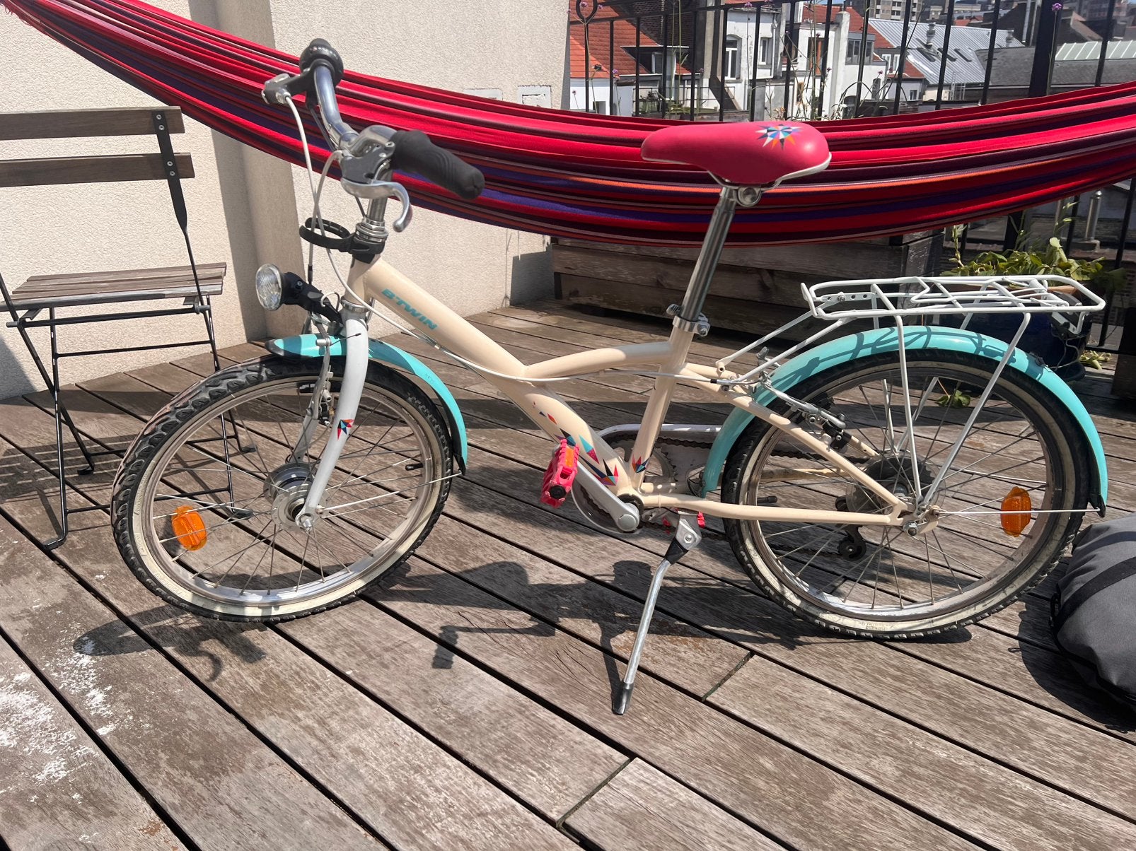 Meisjesfiets 6-9 jaar met 4 versnellingen, Ophalen, Zo goed als nieuw, Versnellingen