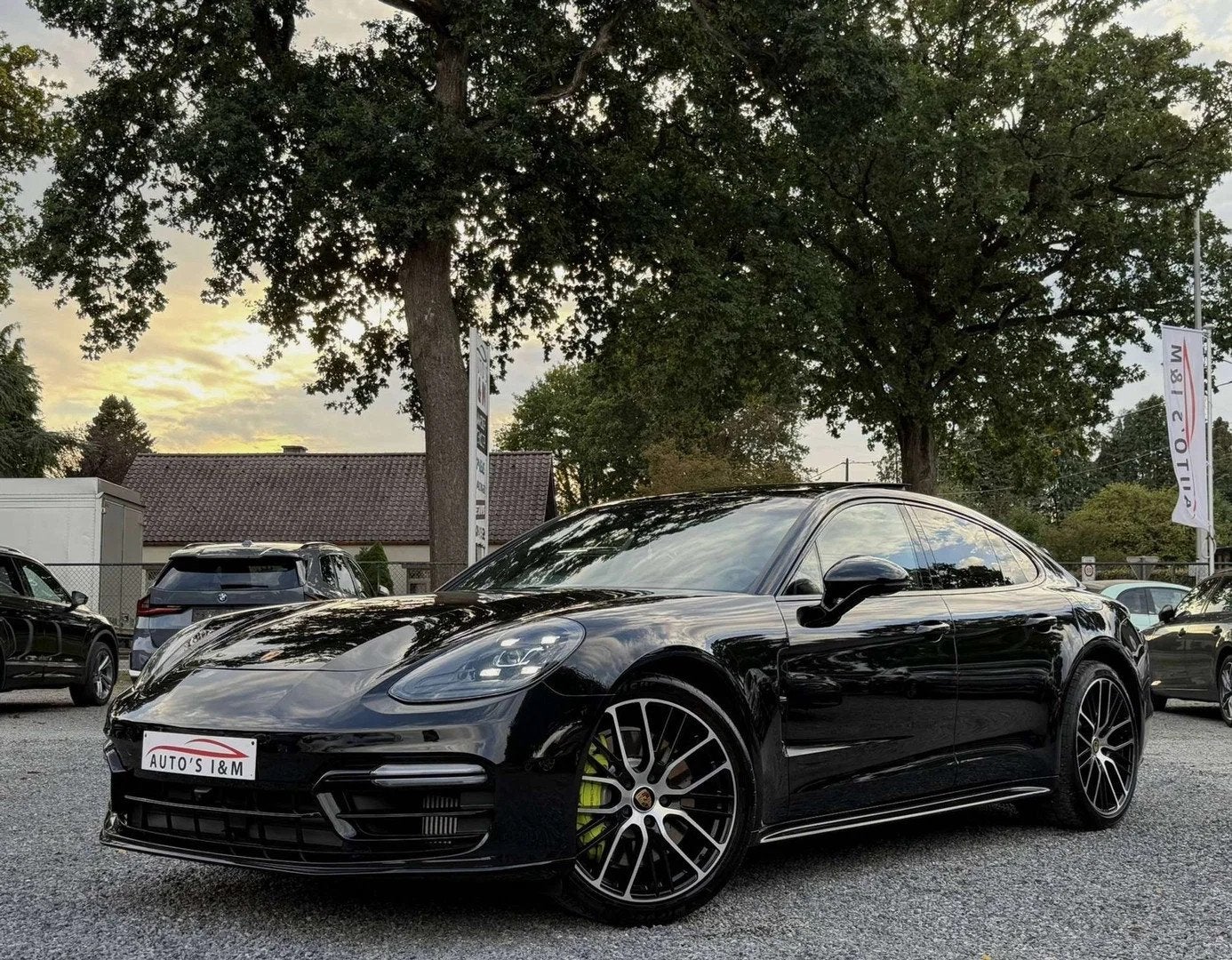 Porsche Panamera 4 e-Hybrid 2.9 V6 PHEV Sport Chrono Pano Bo, Auto's, Automaat, Gebruikt, Zwart, 340 kW