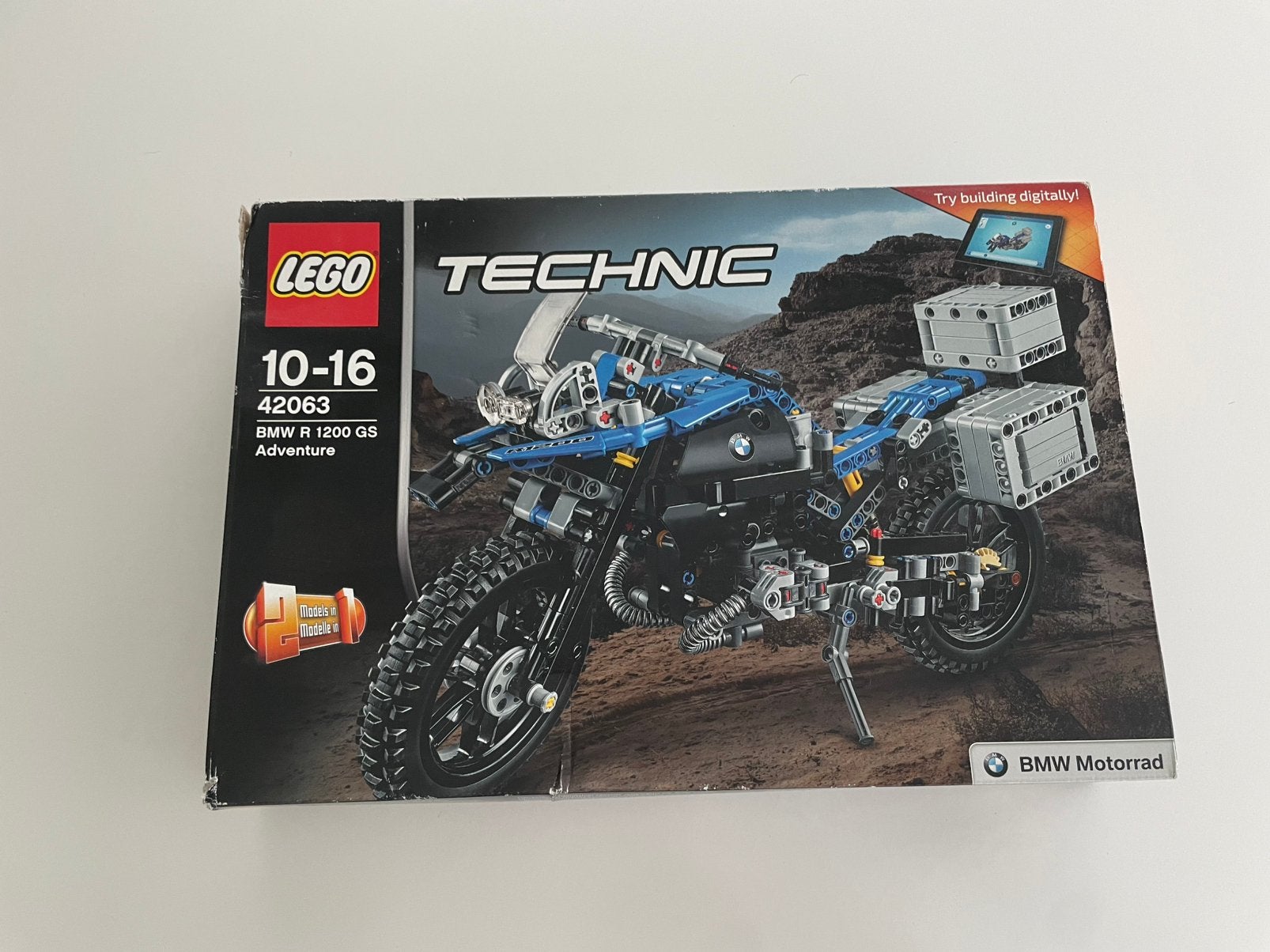 Lego 42063 BMW R 1200 GS Adventure, Lego, Ensemble complet, Comme neuf, Enlèvement