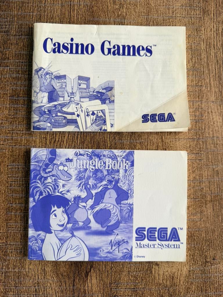 Sega Master System-handleidingen, Games en Spelcomputers, Ophalen of Verzenden, Master System