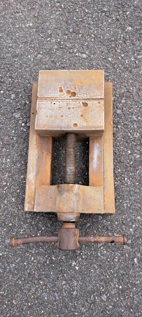 Boorklem bankschroef bek 110 mm, Ophalen