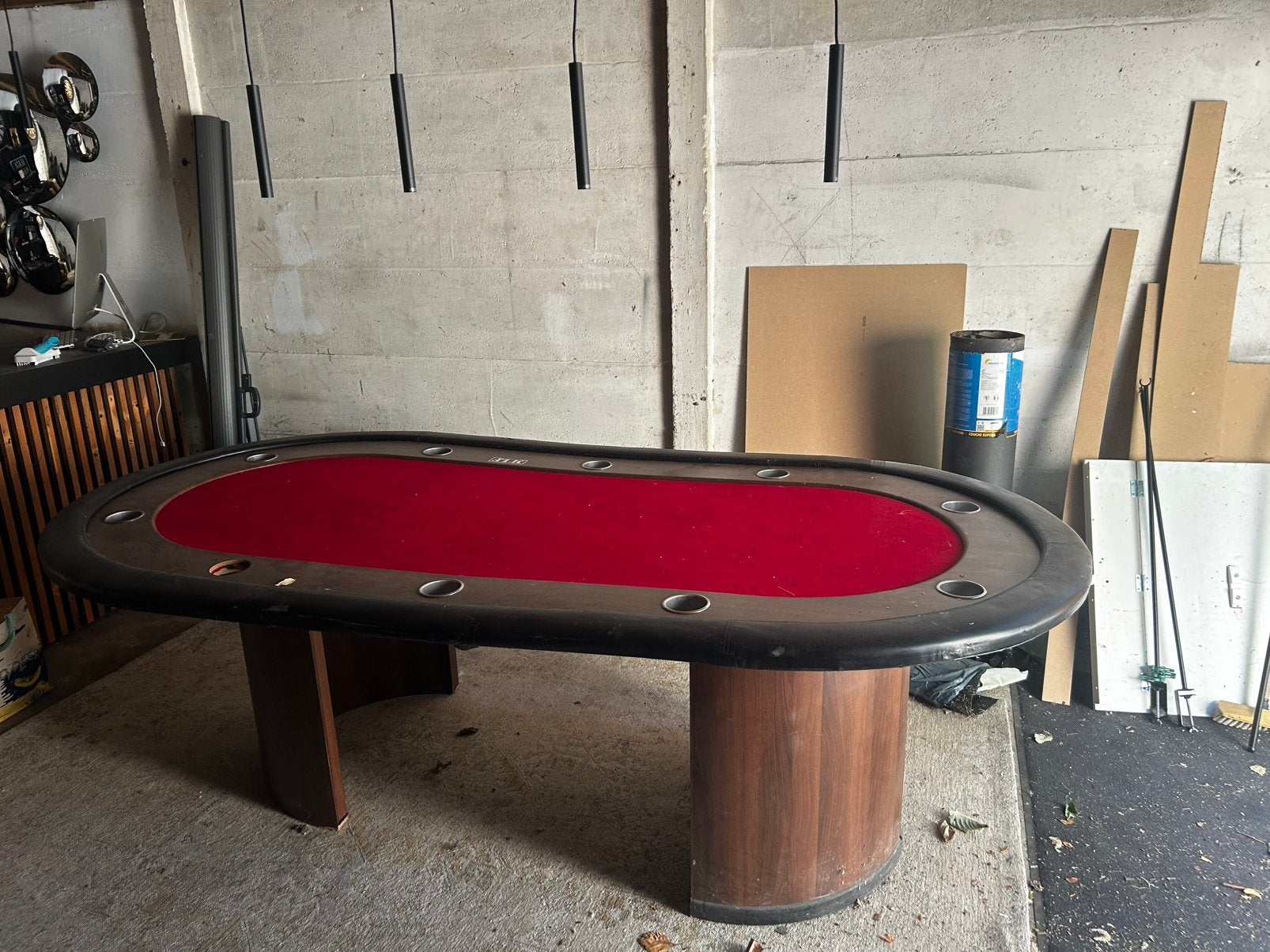 Pokertafel 240x120, Ophalen, Gebruikt