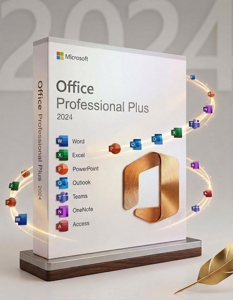Microsoft Office 2024 Pro LTSC-licentie voor 1 pc, Computers en Software, Nieuw, Word, Windows