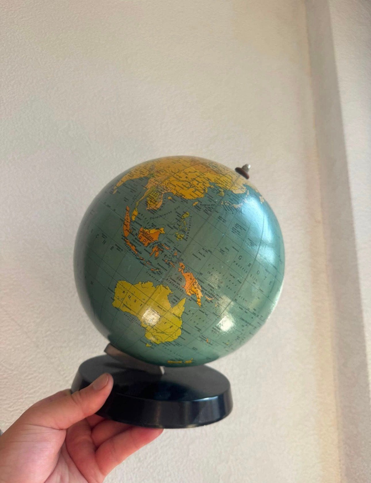 Vieux globe, Enlèvement, Comme neuf