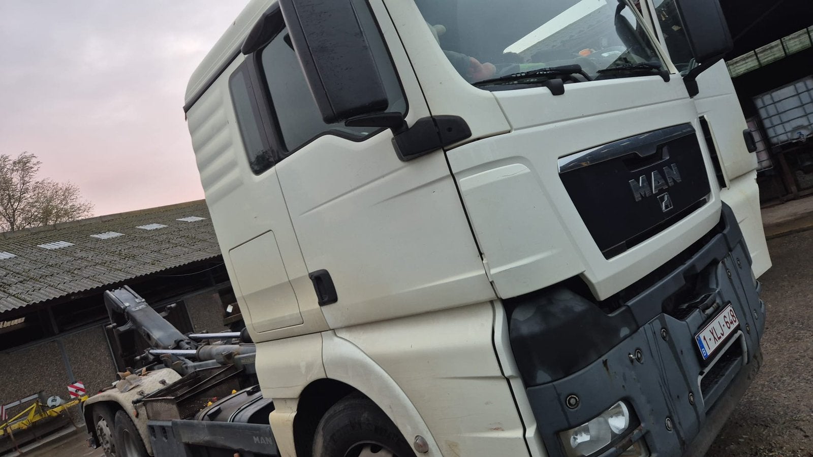 Man container camion, Autos, Achat, 2 places, MAN, Noir