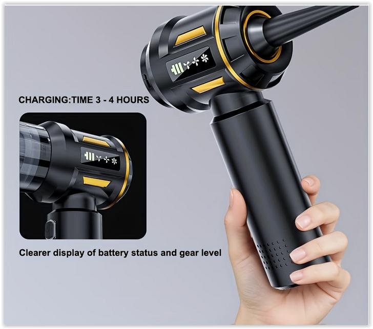 Handstofzuiger 20000 Pa, 4-in-1 lichtgewicht blazer, USB, Electroménager, Aspirateurs, Neuf, Nettoyeur combiné, Autres marques