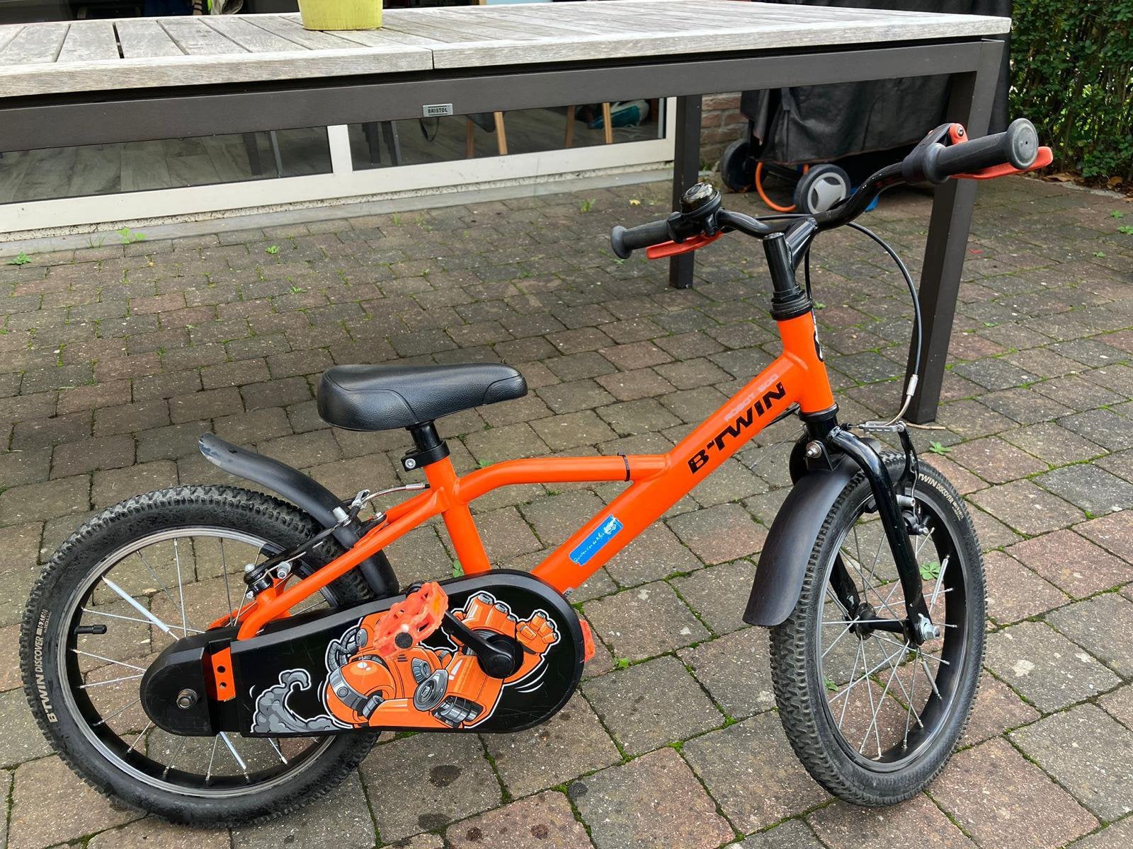 B -Twin kinderfiets 16 inch, Enlèvement, Utilisé, Frein sur jante, Moins de 16 pouces