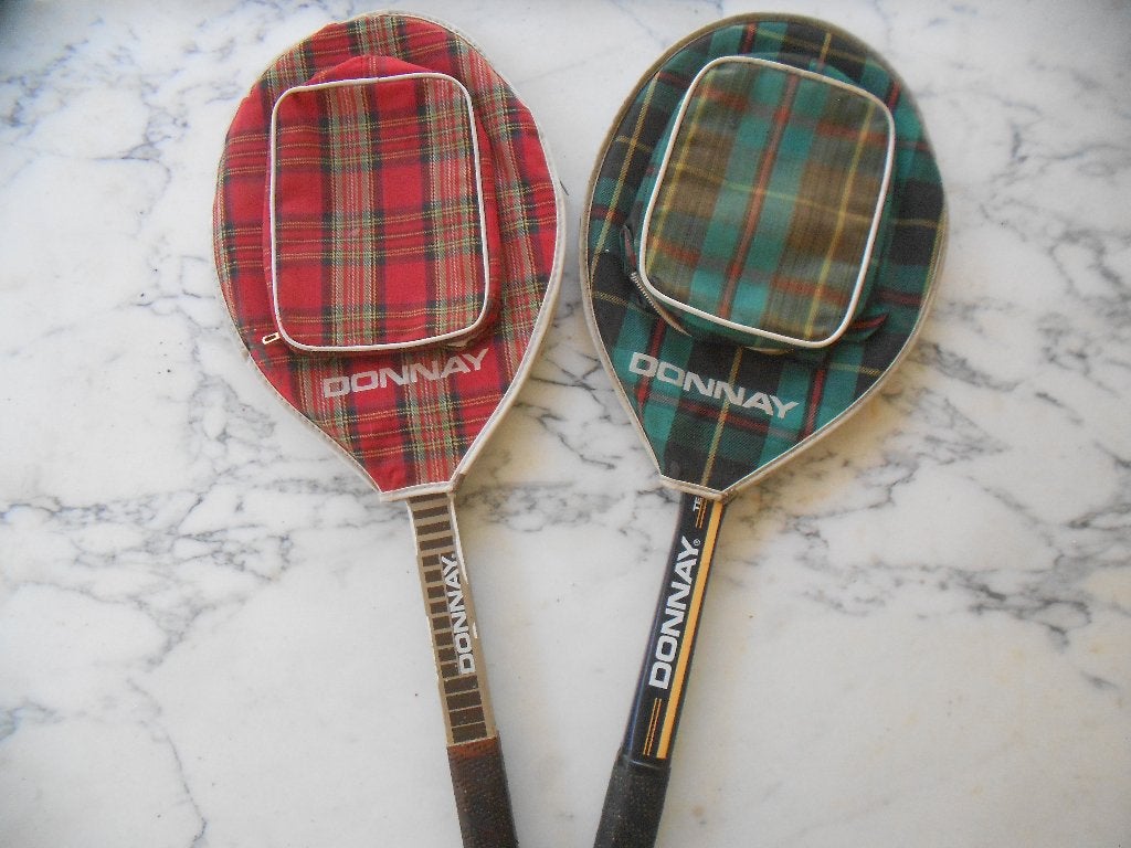 Raquette de tennis Donnay (housses Donnay) Vintage., Enlèvement ou Envoi, Raquette