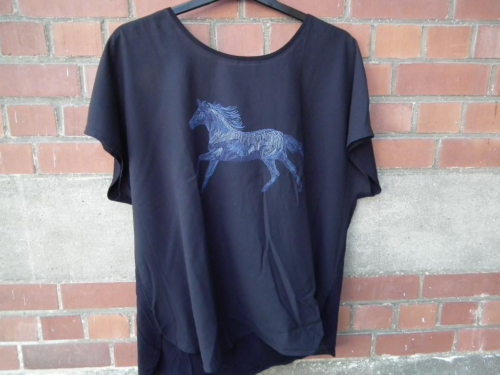 Marineblauwe blouse voor dames (Mayerline)  77 cm, Kleding | Dames, Mayerline, Maat 46/48 (XL) of groter, Nieuw, Verzenden