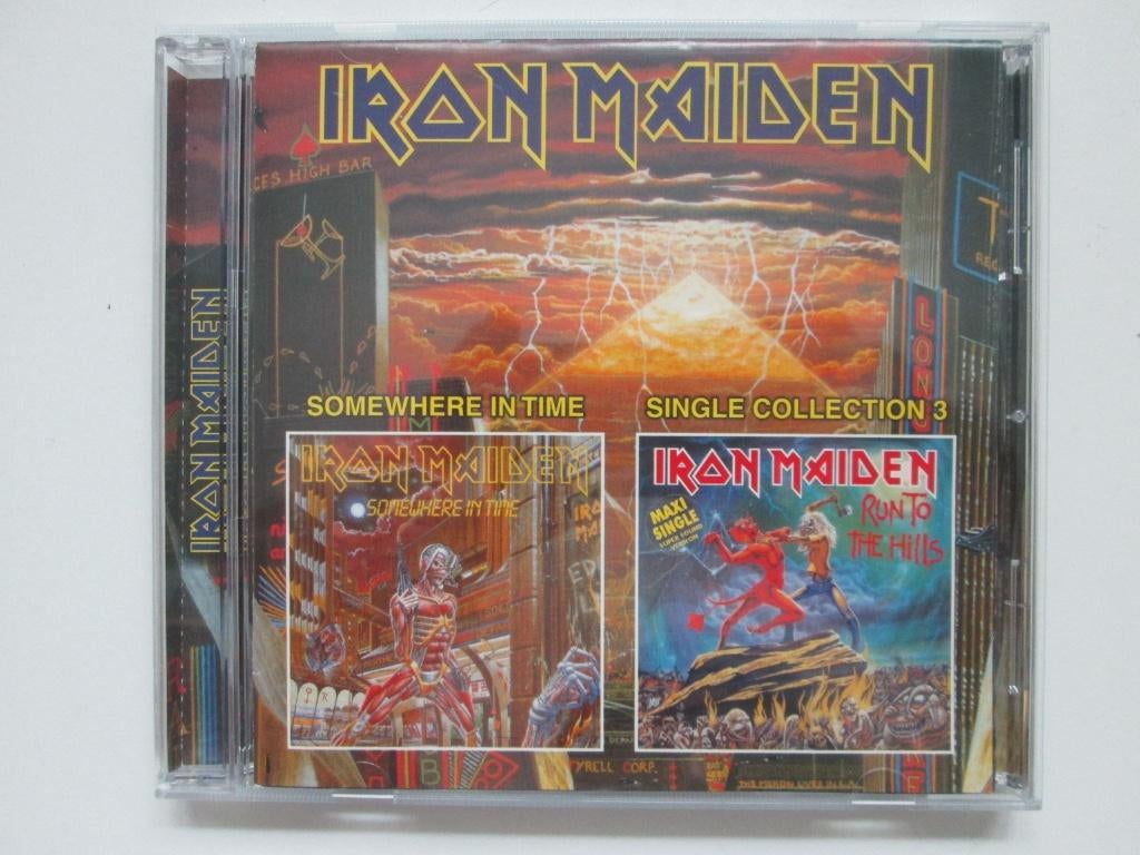 CD IRON MAIDEN - SOMEWHERE IN TIME / SINGLE COLLECTION 3, Ophalen of Verzenden, Gebruikt