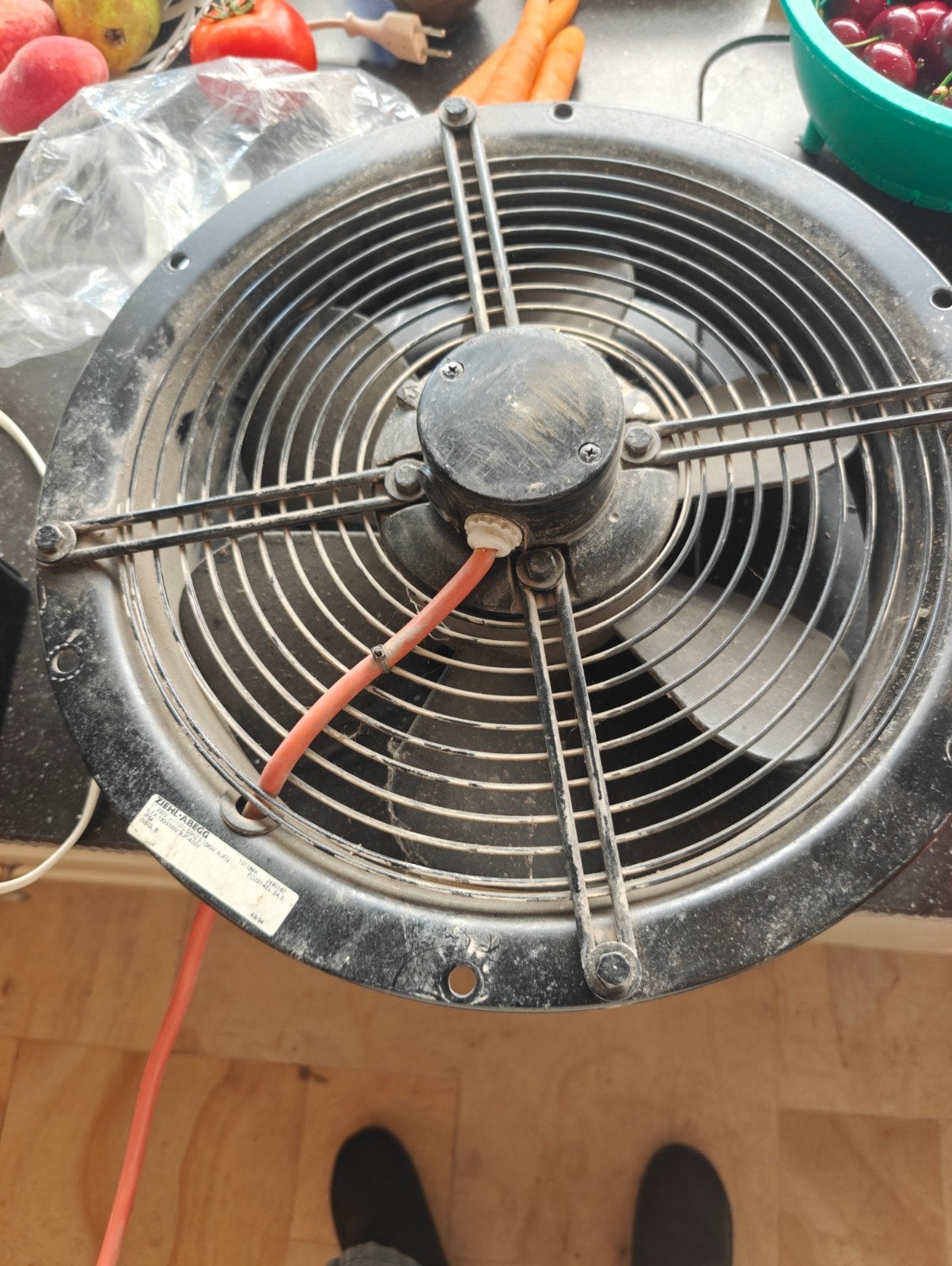 Ventilator diameter 400 mm, Enlèvement, Ventilateur