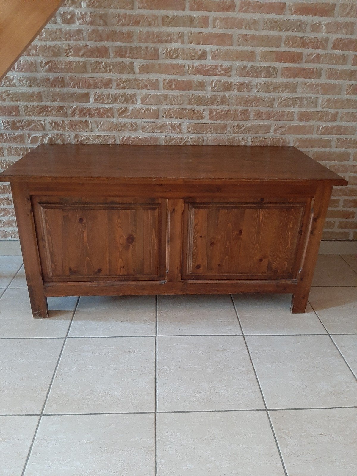houten koffer, Maison & Meubles, Enlèvement, Pin