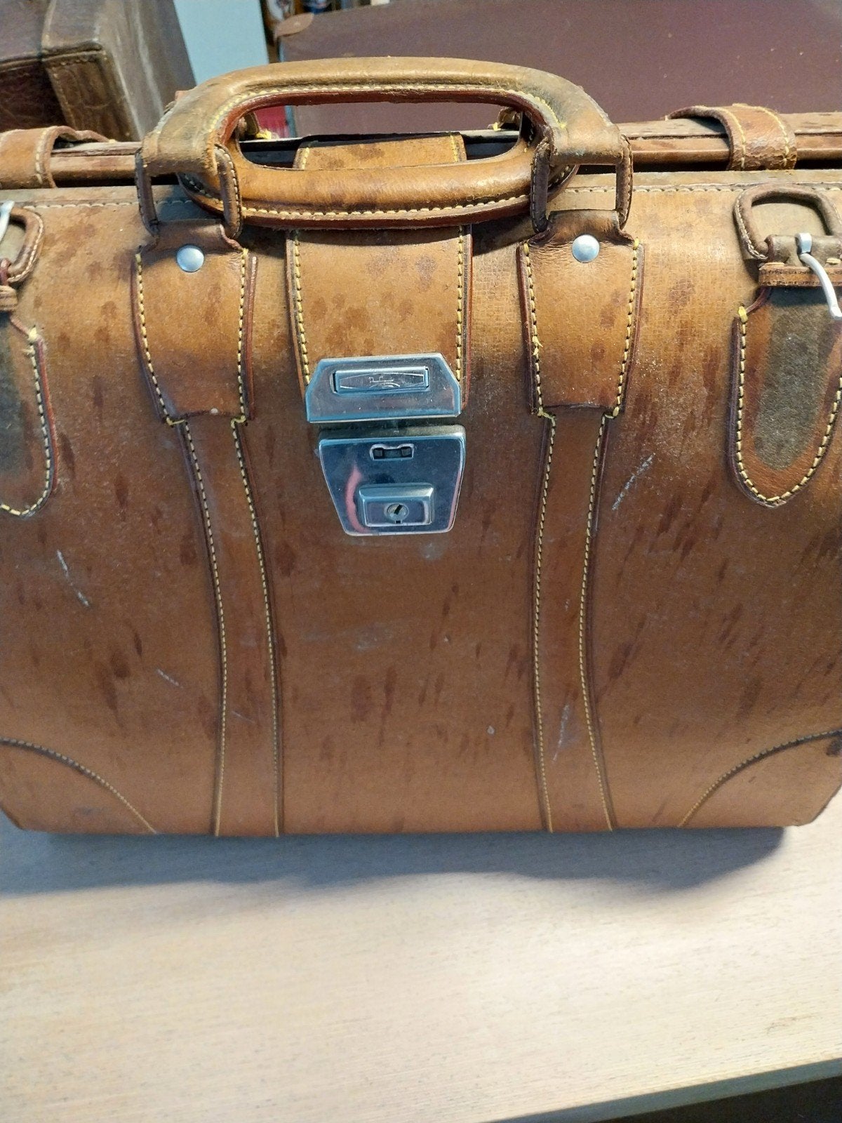 Vintage handtas, dokterstas, reiskoffers, Ophalen