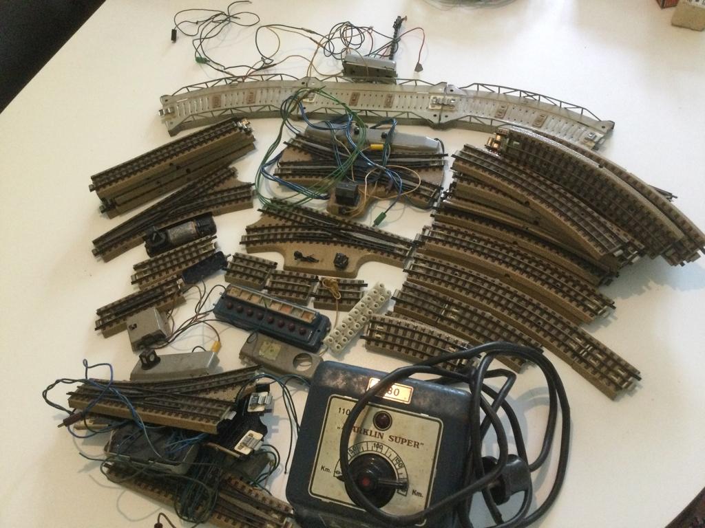 Lot Marklin, Hobby en Vrije tijd, Ophalen, Gebruikt, Rails, Analoog