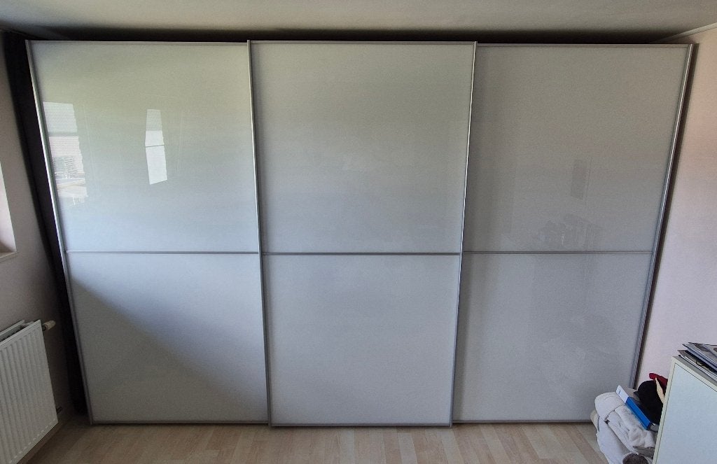 Grote witte kleerkast, Huis en Inrichting, Kasten | Kleerkasten, Ophalen, 200 cm of meer, 200 cm of meer, Modern