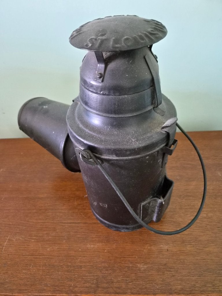 mijnwerkers olielamp, Ophalen