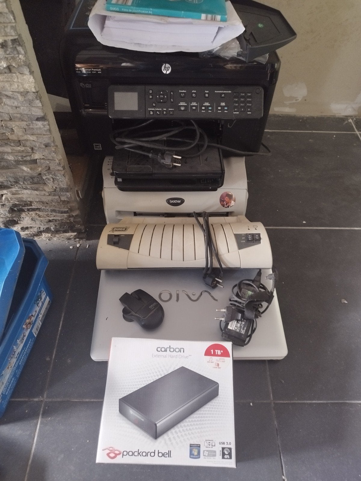 printer, kopieermachine,laptop, hard drive en plastificier, Informatique & Logiciels, Enlèvement