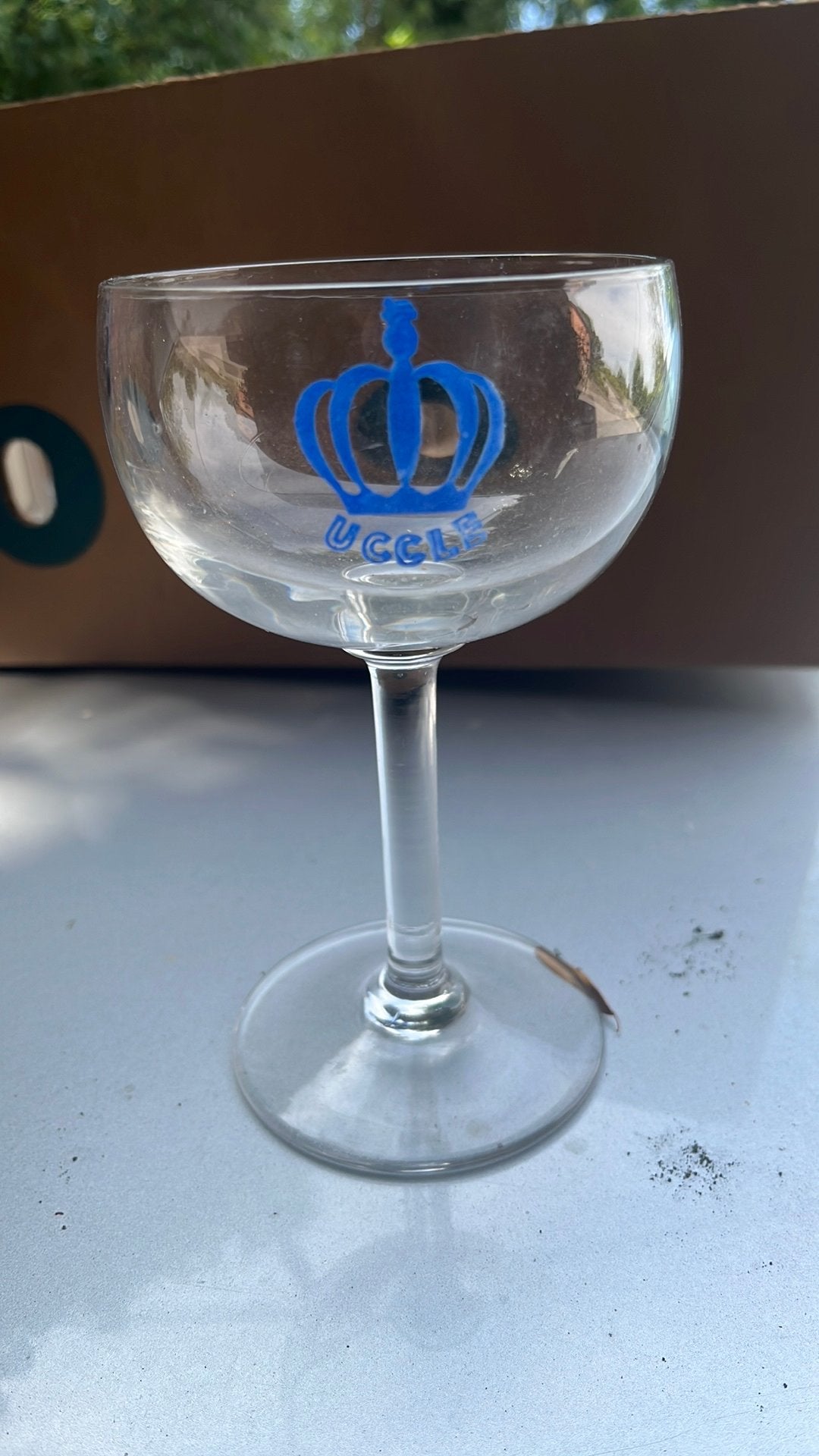 Verre bière brasserie Uccle, Collections, Enlèvement ou Envoi, Comme neuf