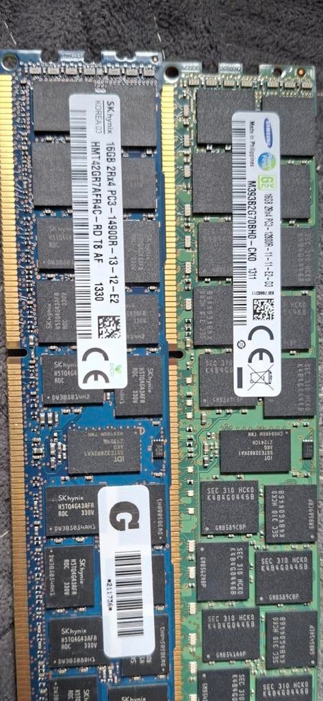 Ram ddr3 16gb server, Informatique & Logiciels, Mémoire RAM, Enlèvement ou Envoi, DDR3, Serveur