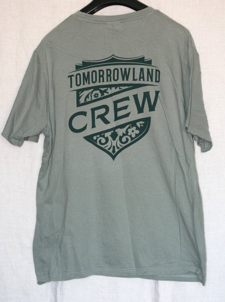 Tomorrowland CREW T-shirt Maat L, Kleding | Heren, T-shirts, Ophalen of Verzenden, Gedragen, Maat 52/54 (L), Grijs