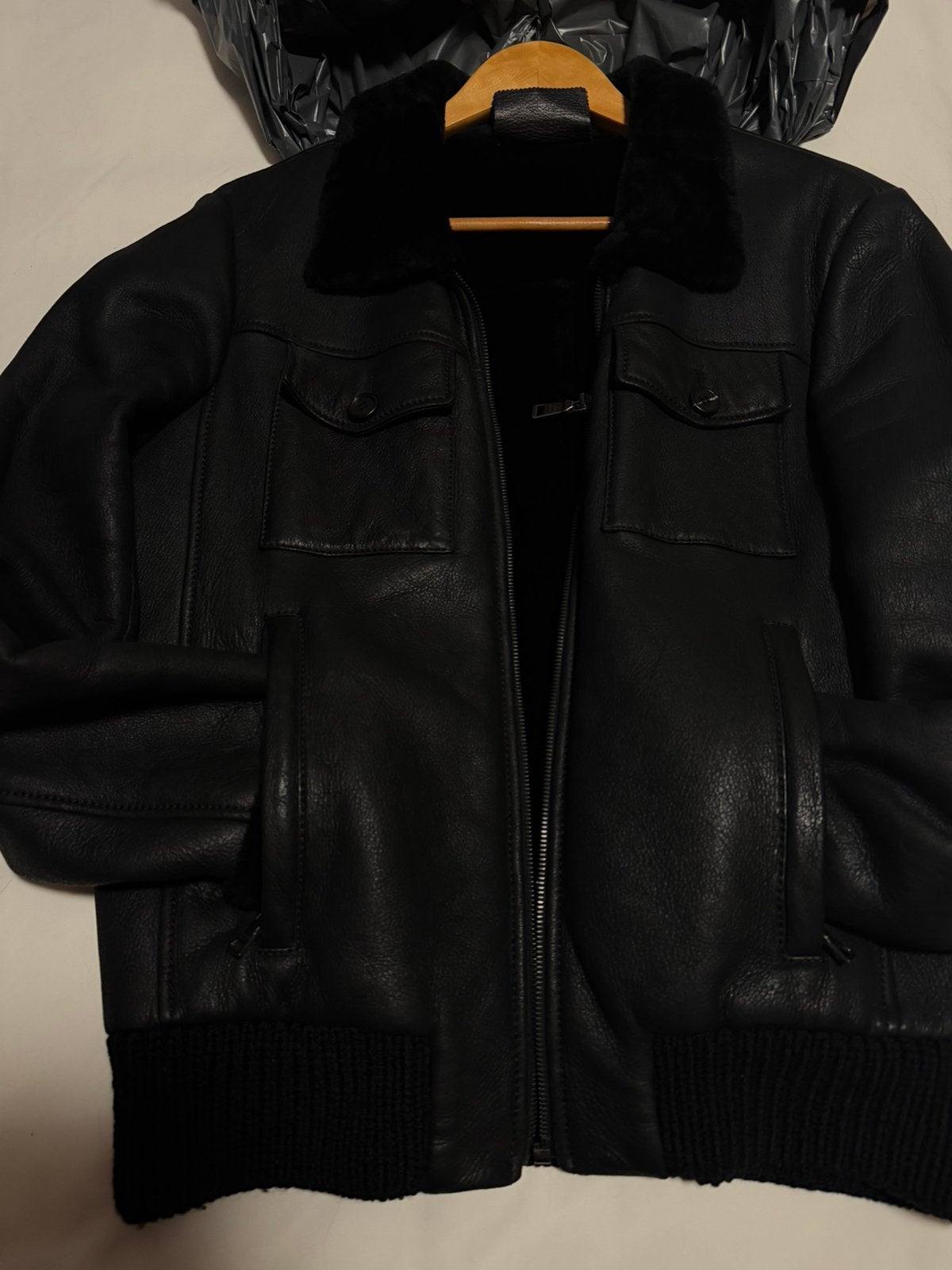 Prada herenjas met wollen kraag, Kleding | Heren, Ophalen of Verzenden, Zo goed als nieuw