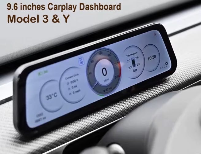 Écran 9,6” Tesla Model 3 / Model Y – CarPlay / Android Auto, Enlèvement ou Envoi, Comme neuf
