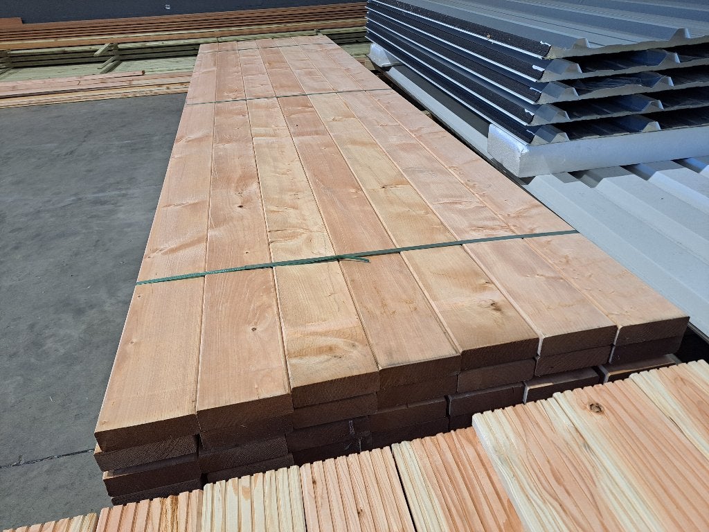 TE KOOP! Balken/gordingen/bruggen (€3,5/m): 4,5x14,5x4 m, Doe-het-zelf en Bouw, 25 tot 50 mm, Grenen, Nieuw, 300 cm of meer
