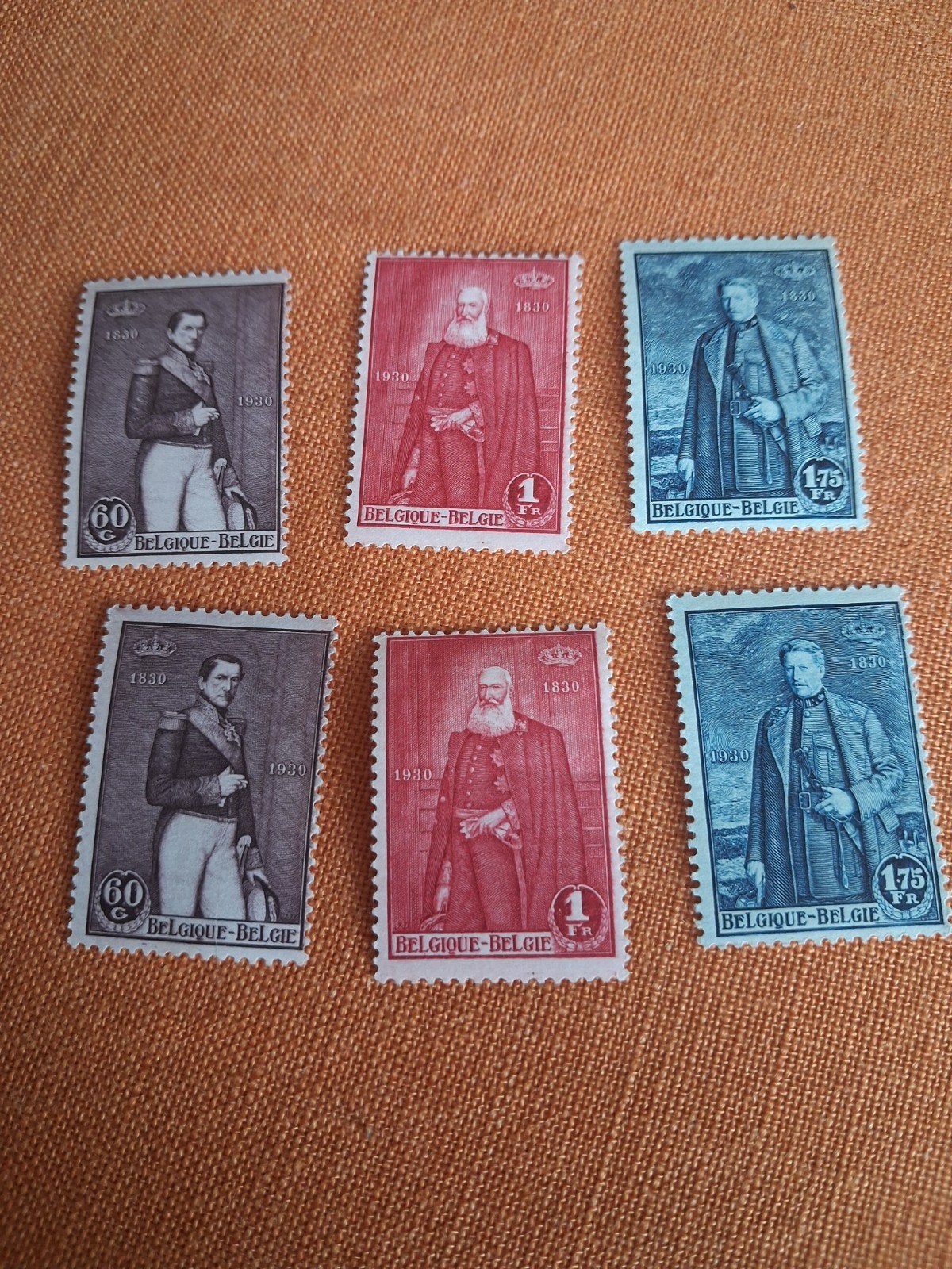 1930 3 timbres commemoratifs du centenaire de l'indépendance, Enlèvement ou Envoi