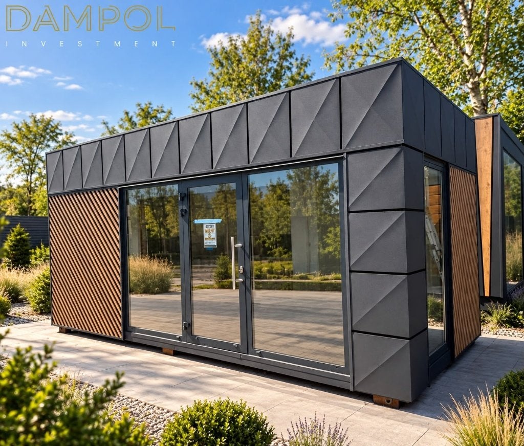 Pavillon moderne/Tiny house/Zorgwoning 6x3, Enlèvement, 500 cm ou plus, Autres matériaux, Neuf
