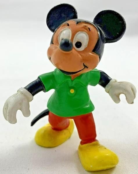 Disney Mickey Mouse Bullyland Figuur Vintage Jaren 80, Verzenden, Zo goed als nieuw, Overige typen