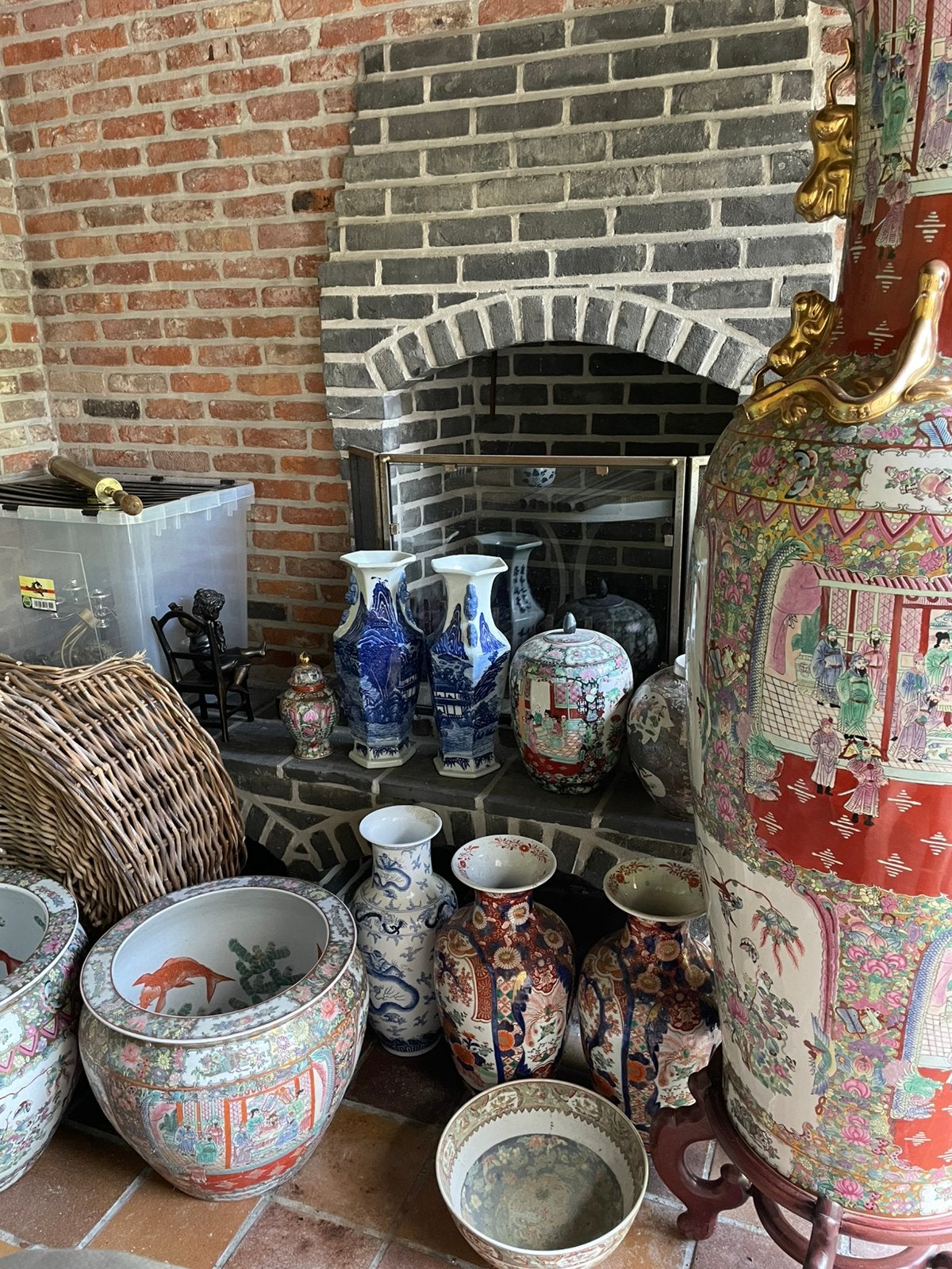 Collectie chineze vazen, Tuin en Terras, Tuinvazen, Ophalen of Verzenden, Zo goed als nieuw