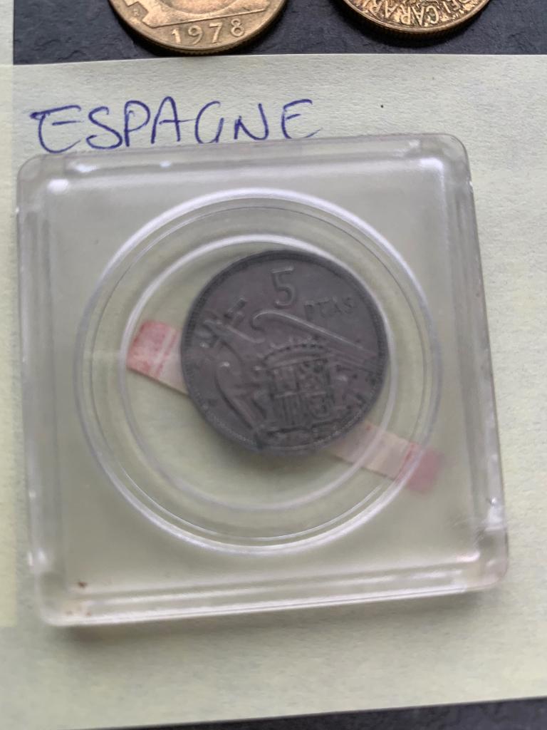 Devise EUROPE non-euro: Espagne/UK/GDL/Portugal.. 23 pièces, Ophalen of Verzenden, Overige landen, Losse munt