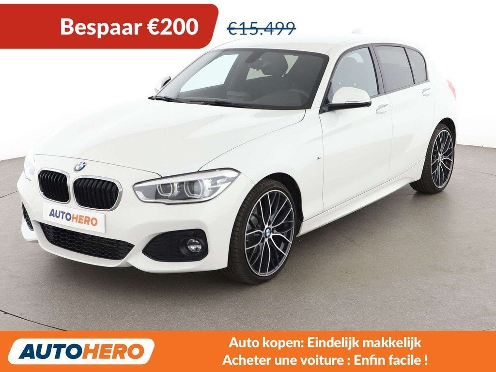 BMW 1 Serie 116 116d M Sport (année de construction 2017), Autos, Achat, Alcantara, Noir, 5 portes