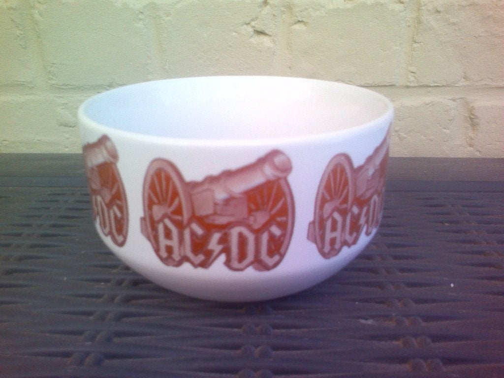 AC/DC mok/tas., Ophalen of Verzenden, Zo goed als nieuw, Gebruiksvoorwerp