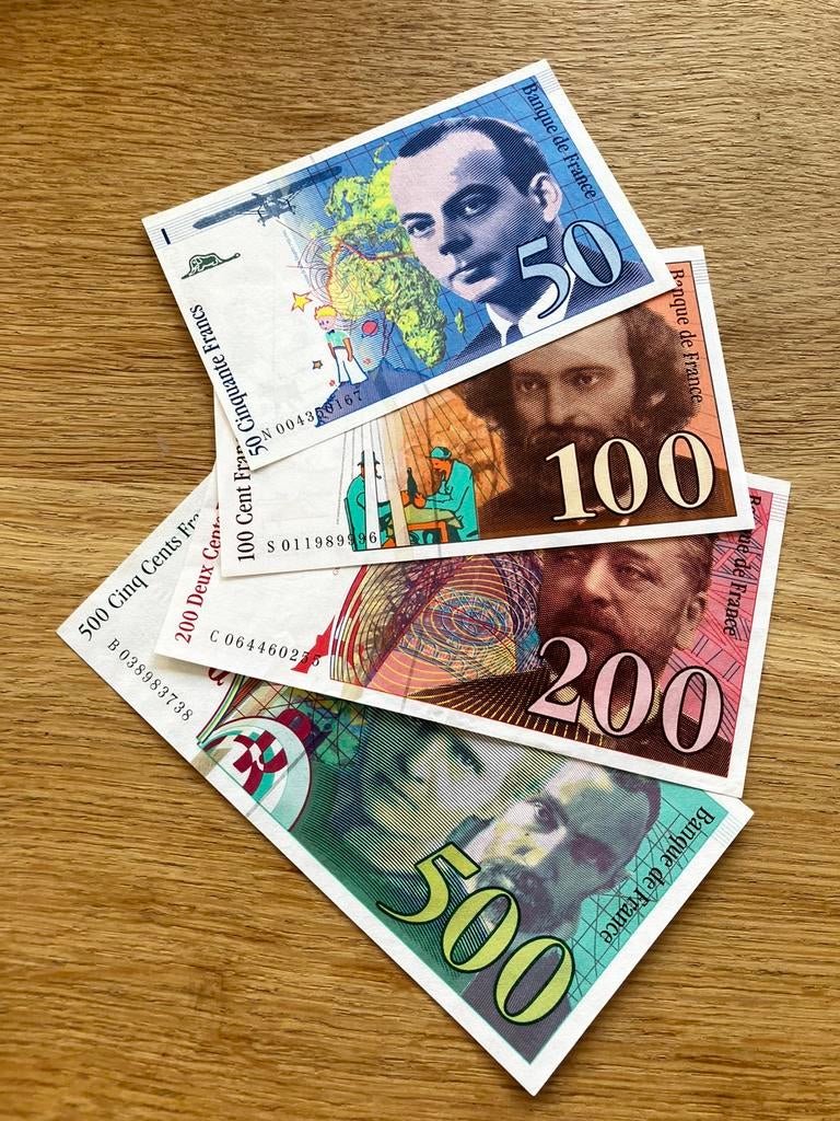 Très bel ensemble de billets de 4 francs français, Enlèvement ou Envoi