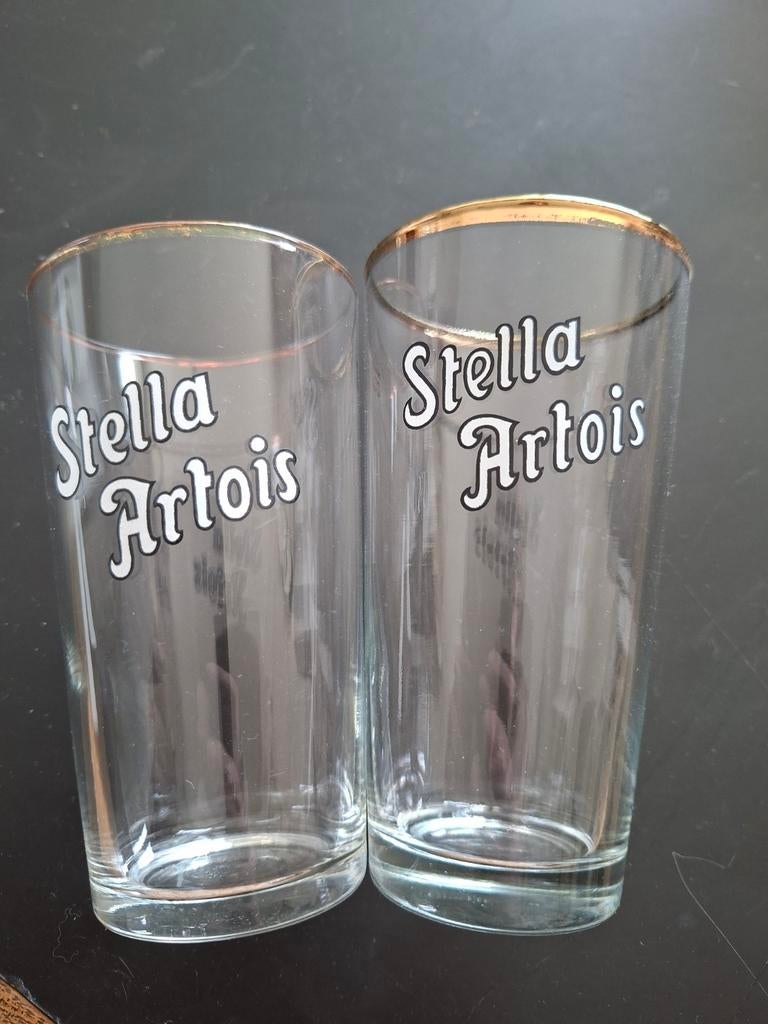 Oude Stella Artois glazen, Ophalen