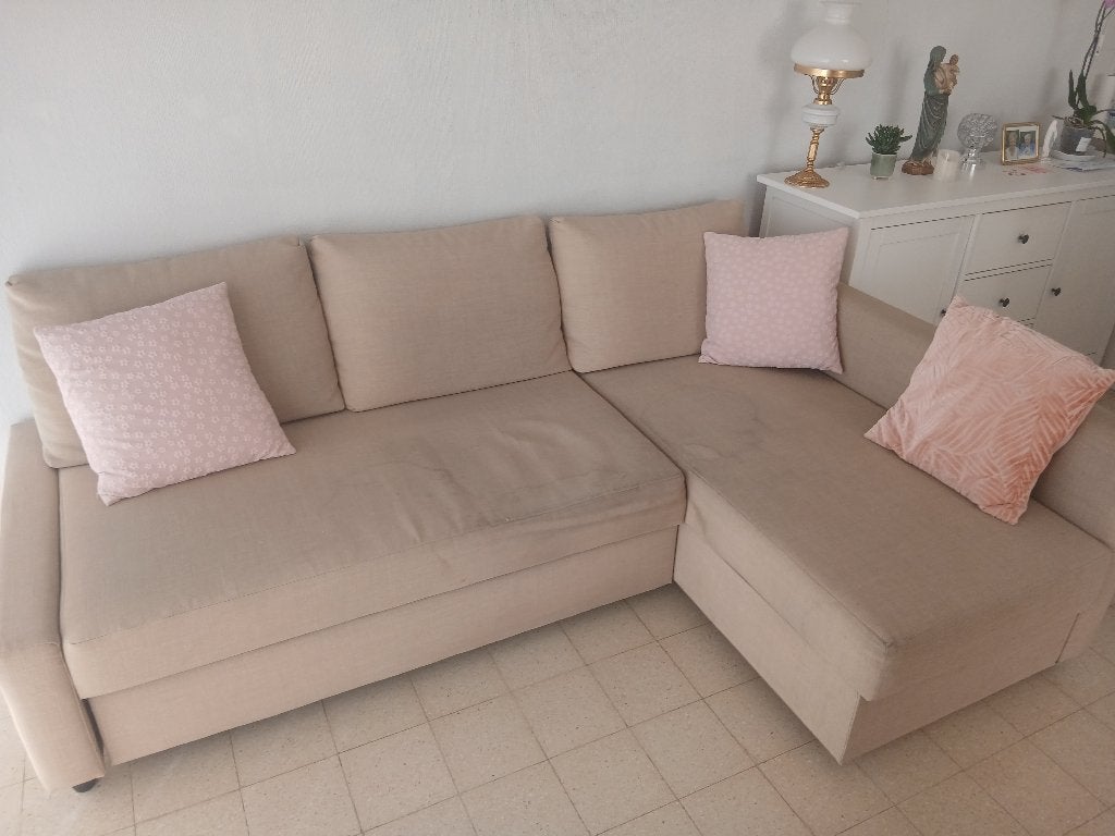 Zetel met longchair, Ophalen, Gebruikt
