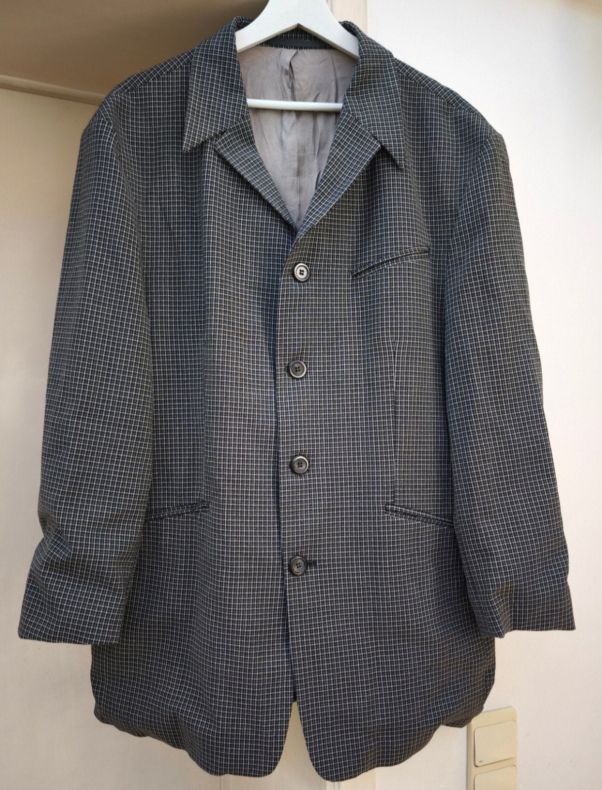 Blazer vintage à carreaux taille XL, Enlèvement ou Envoi