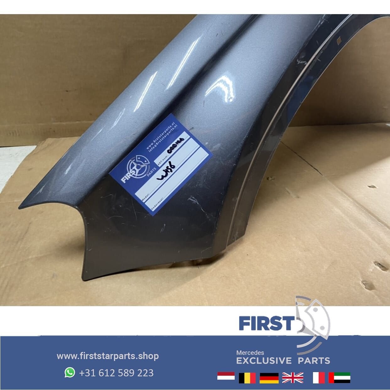 W156 X156 GLA ZIJSCHERM LINKS SPATBORD GRIJS LINKER SCHERM o, Auto-onderdelen, Gebruikt, -, Links, Ophalen of Verzenden