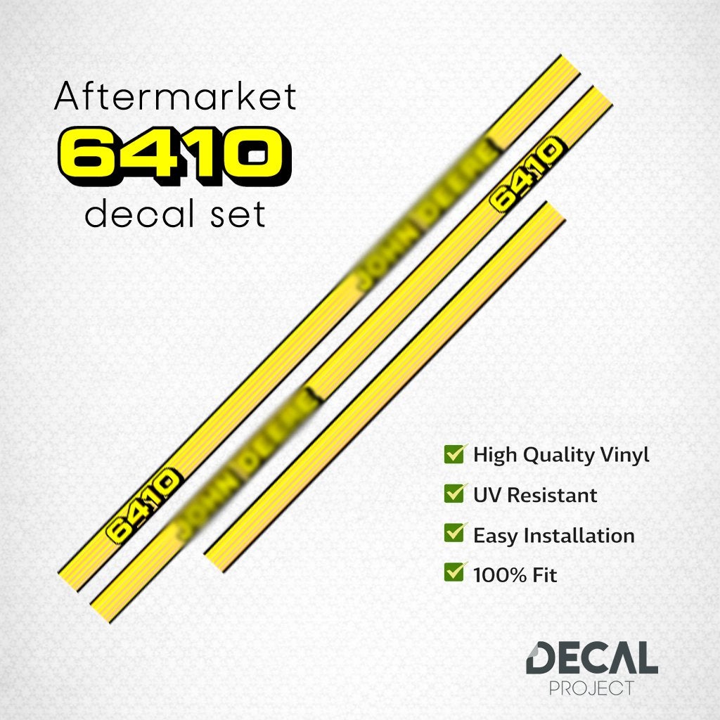 Autocollants de rechange John Deere 6410 - 6430, Envoi