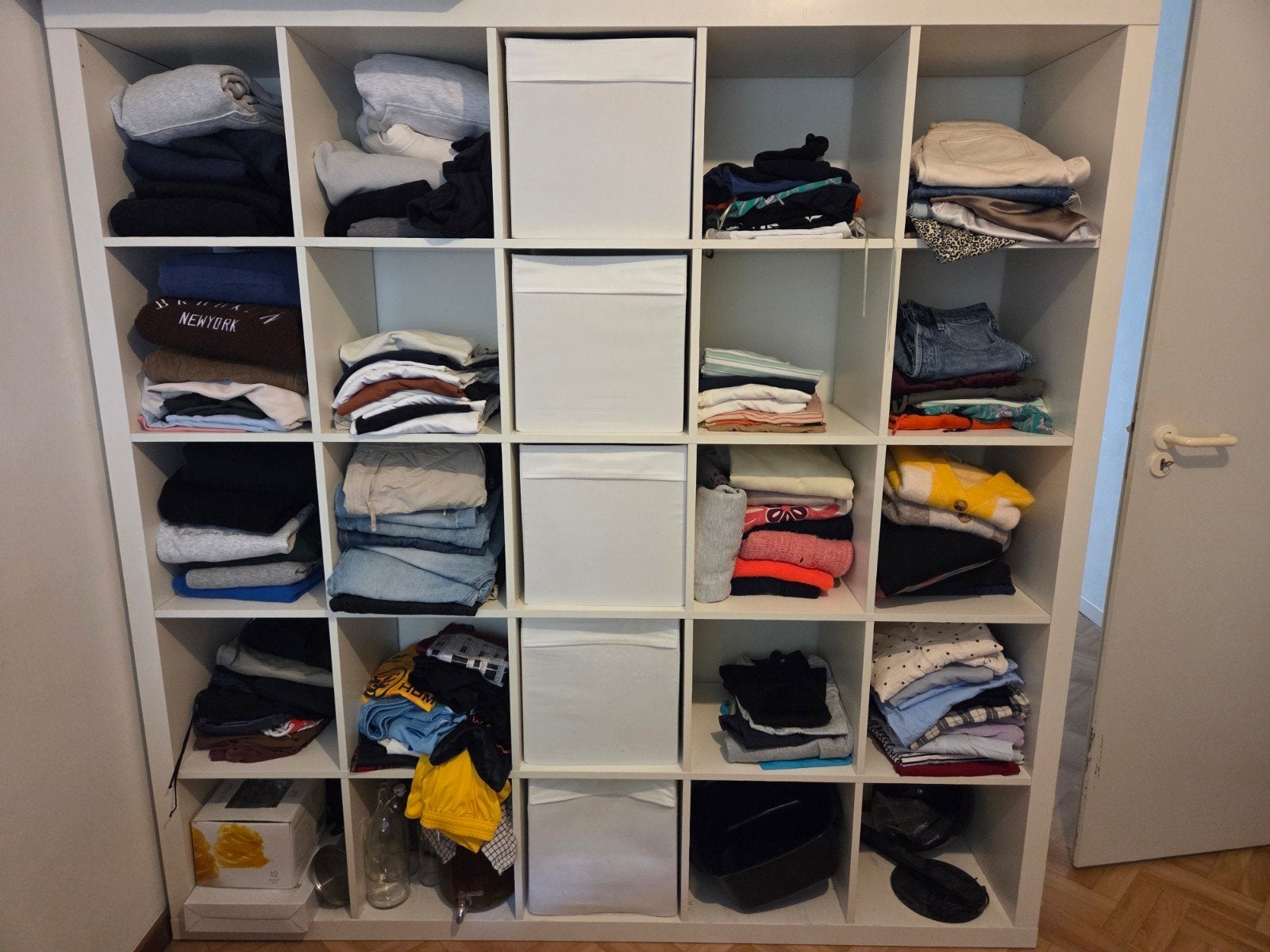 Witte kast IKEA, Ophalen